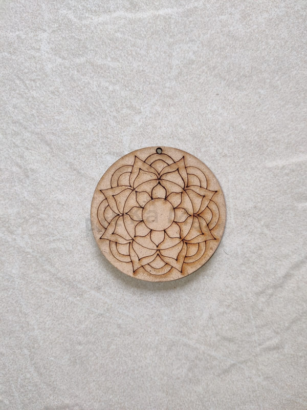 MANDALA MDF KEYCHAIN