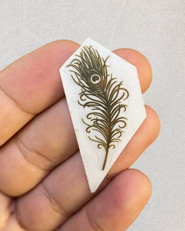 MOR PANKH METAL STICKER