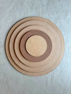 PLAIN ROUND MDF BASES IN DIFFERENT SIZES