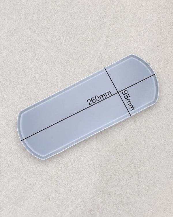 RECTANGLE TRAY WITH CURVE BORDER MOULD