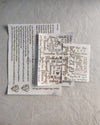 CUSTOM GOLD METAL STICKER SHEET