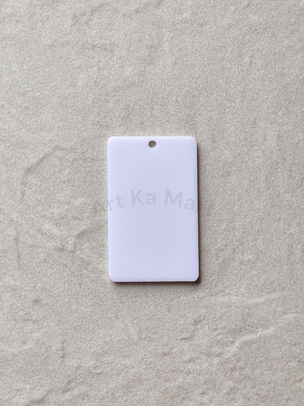 1.25" BY 2" RECTANGLE KEYCHAIN (2PCS SET)