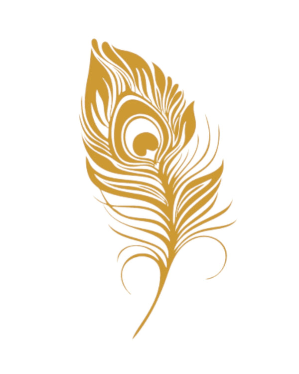 MOR PANKH - METAL STICKER