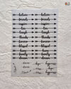 A6 INSERT SHEET - BOOKMARK