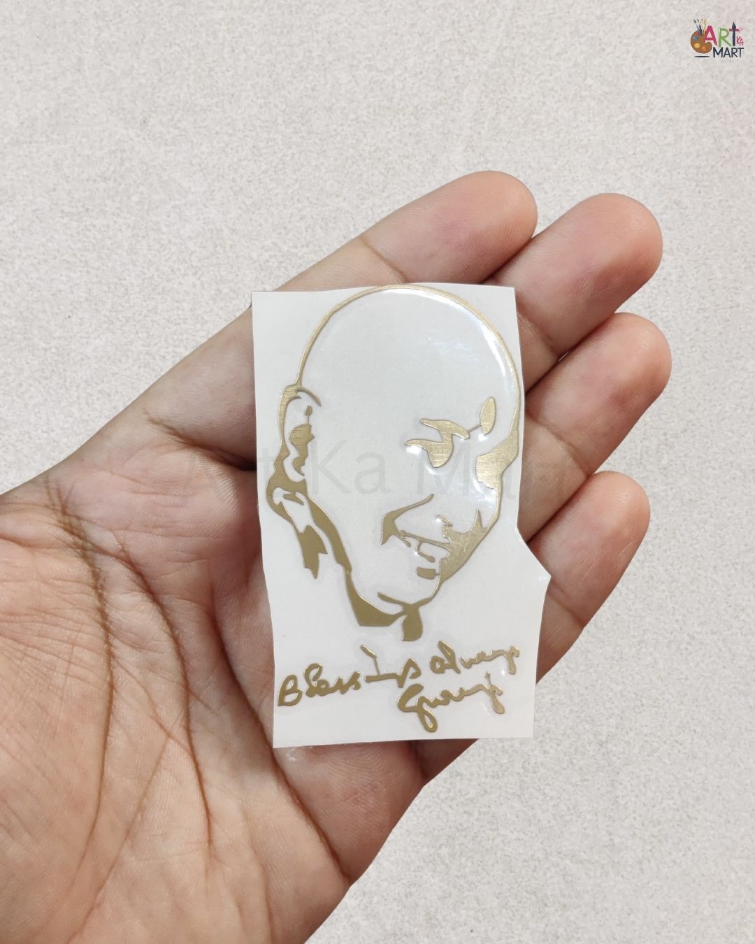 Guruji Sticker GURUJI METAL STICKER – Art Ka Mart