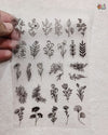 A6 INSERT SHEET - FLORAL