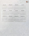 A4 INSERT SHEET - 2025 CALENDER