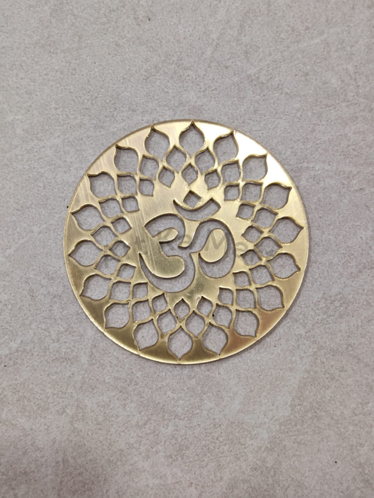 OM - GOLD ACRYLIC CUTOUT - ART KA MART