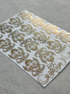 GANESH JI - METAL STICKER SHEET - A6 - ART KA MART