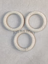 WHITE PEARL RING - 3 INCH - ART KA MART
