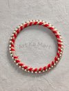 PEARL RING - 6 INCH - RED - ART KA MART