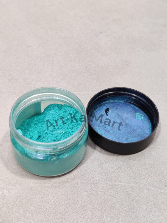 CARIBBEAN BLUE PEARL POWDER PIGMENT