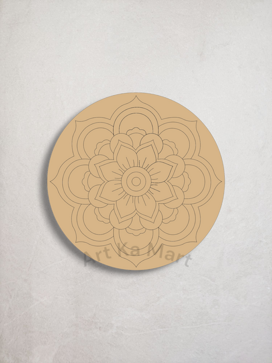 MDF PRE MARKED FLOWER (D-002)