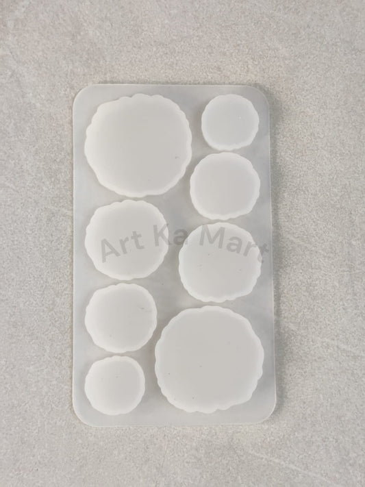 8 CAVITY ROUND AGATE MOULD - ART KA MART