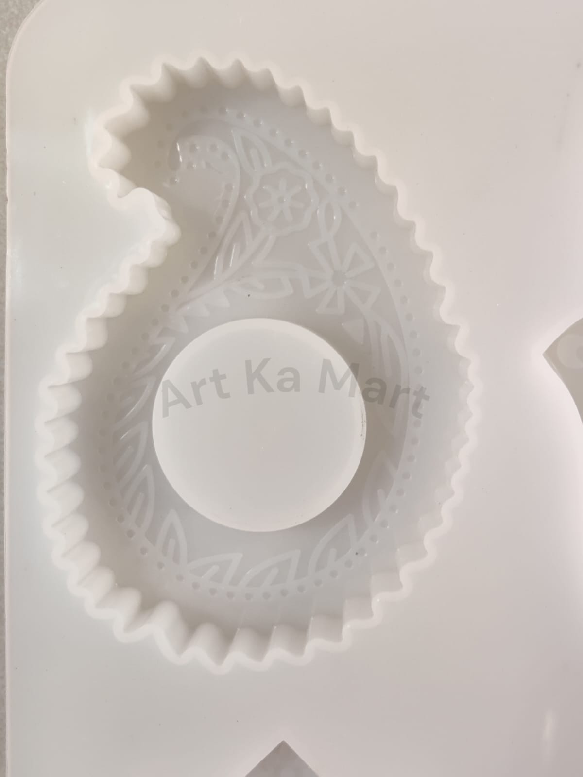 4 IN 1 MANDALA T-LIGHT HOLDER MOULD - ART KA MART