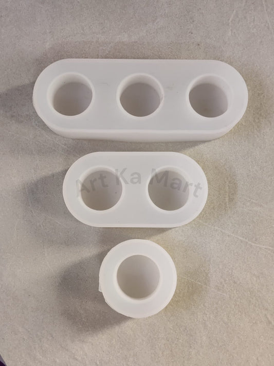 3 PIECE T-LIGHT HOLDER MOULD - ART KA MAER