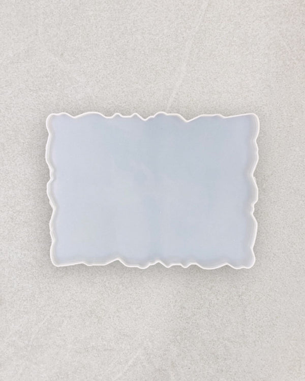 9" BY 12" AGATE RECTANGLE TRAY SILICONE MOULD - RESIN ART - ART KA MART 