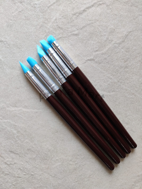 SILICONE BRUSH BLUE TIP