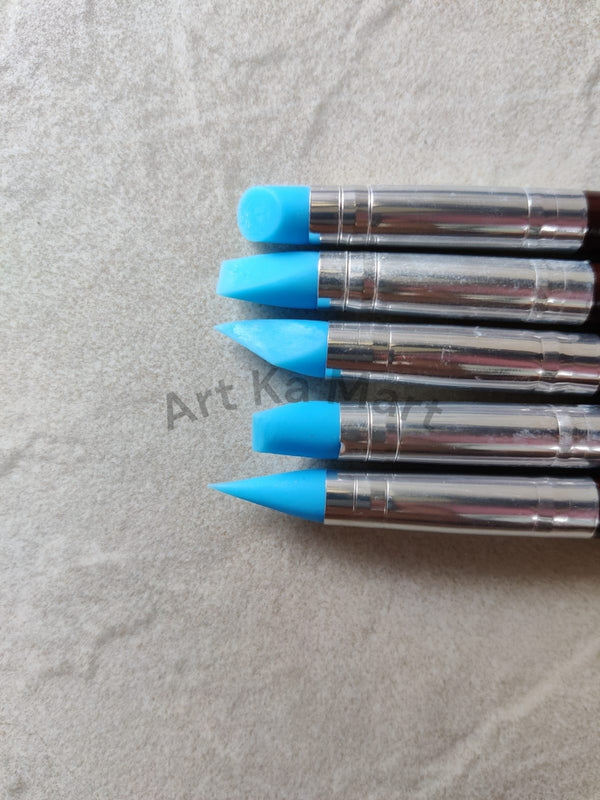 SILICONE BRUSH BLUE TIP