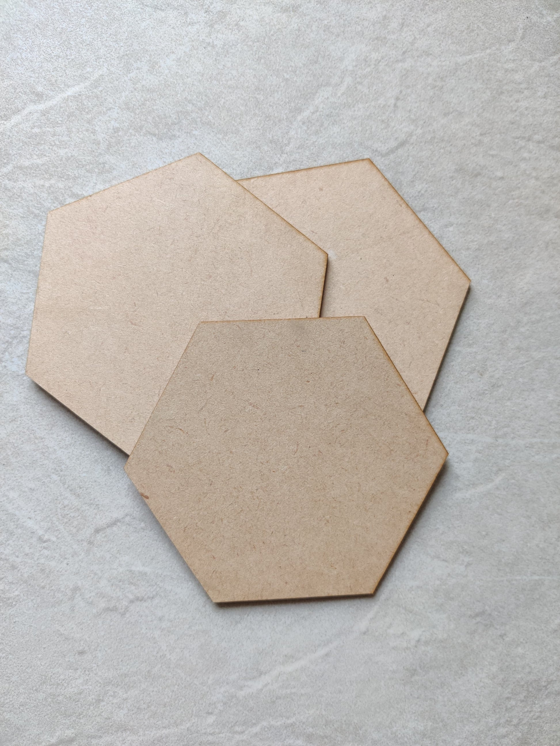 Art Ka Mart - Hexagon MDF coaster - 4 inch