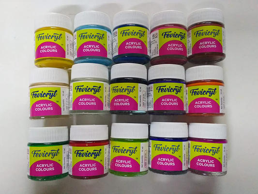 FEVICRYL ACRYLIC COLOURS - 15ML