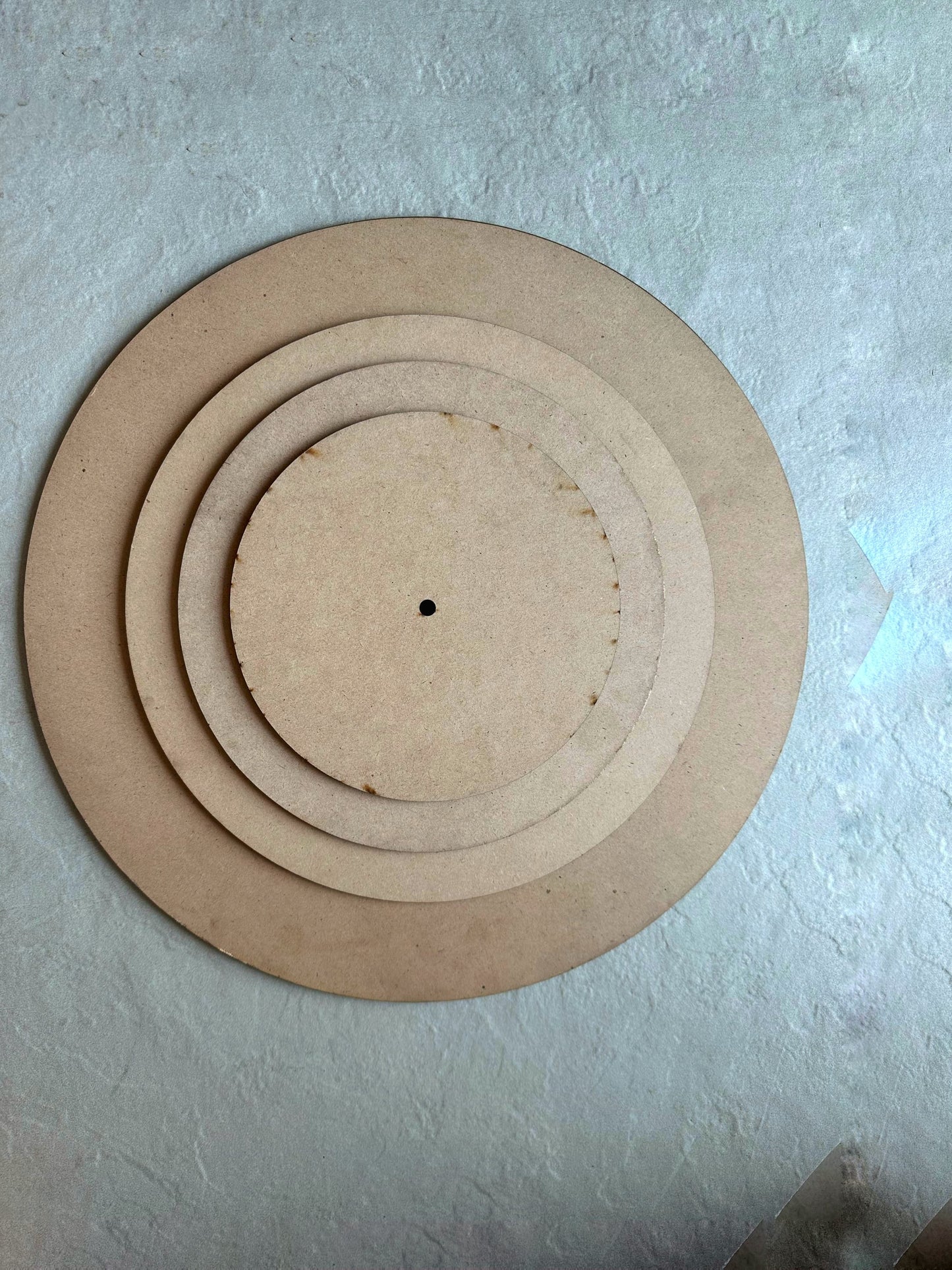 MDF CLOCK BASE - PLAIN