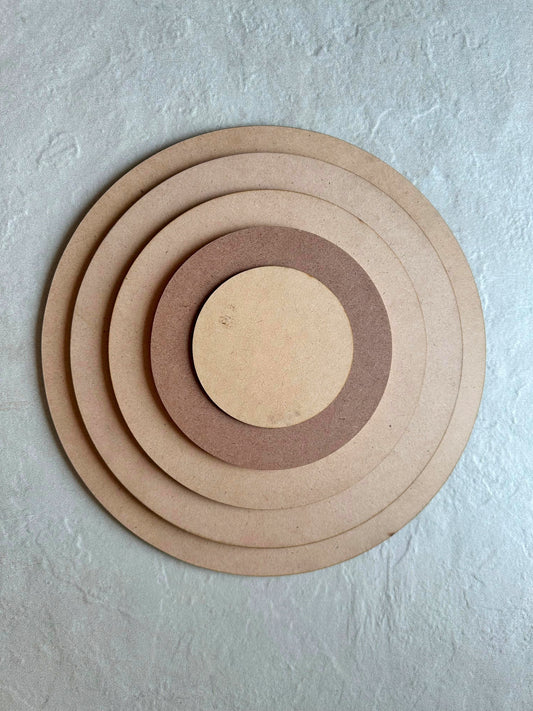 MDF ROUND BASE - PLAIN