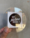 MAGNETIC ROUND POLAROID FRAME