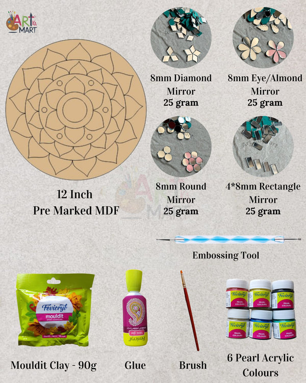 RANGOLI LIPPAN ART DIY KIT - 1