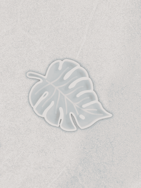TROPICAL LEAF COASTER MOULD