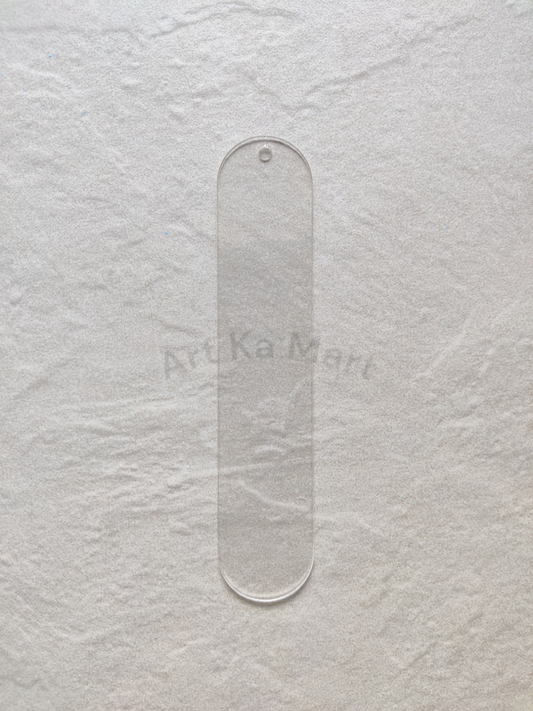 TRANSPARENT ACRYLIC BOOKMARK (DESIGN-3)