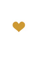 HEART - METAL STICKER